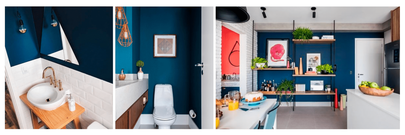 cômodos decoração azul